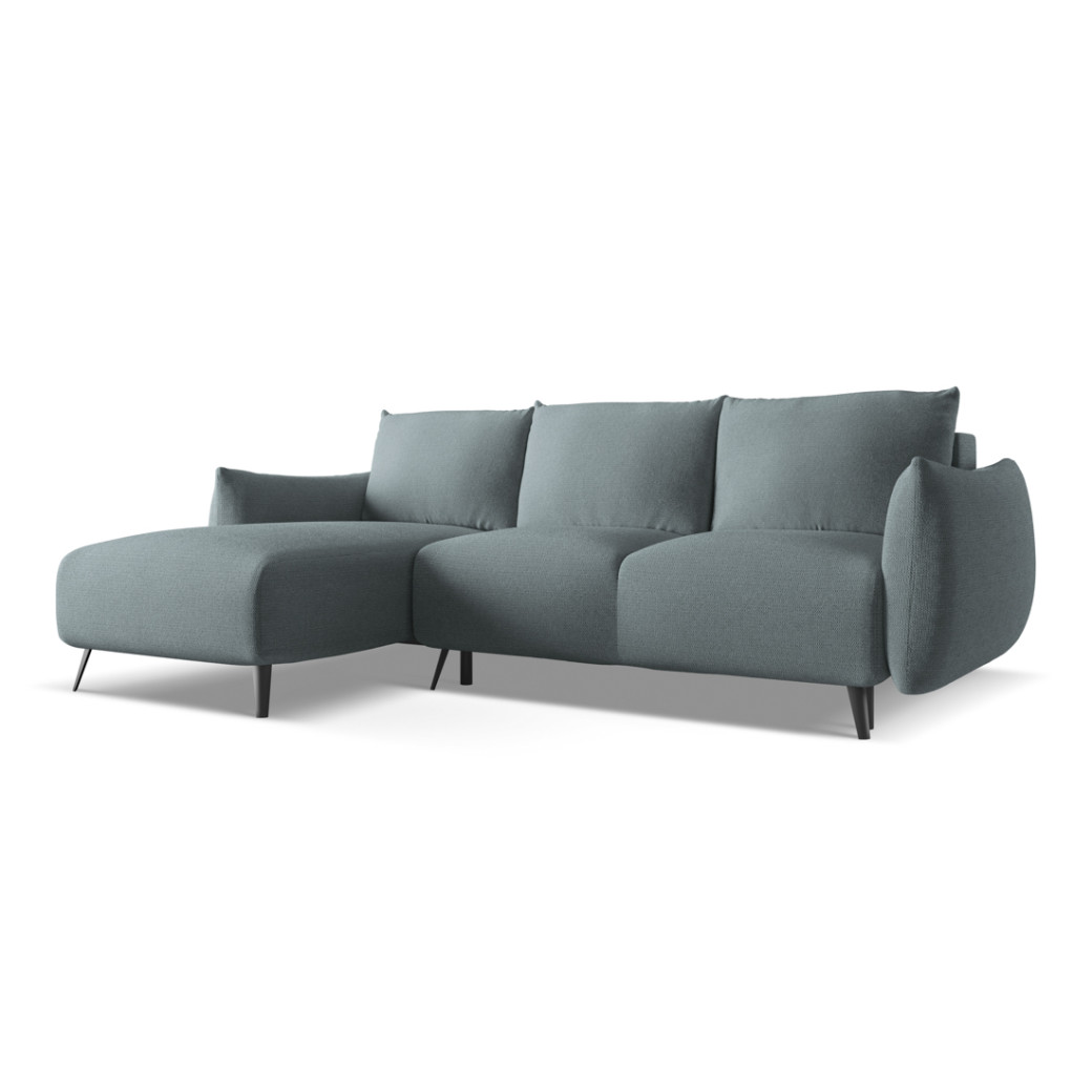 Sofa d'angle convertible Malie Tissu Jeans