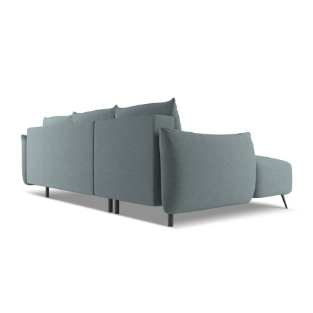 Sofa d'angle convertible Malie Tissu Jeans