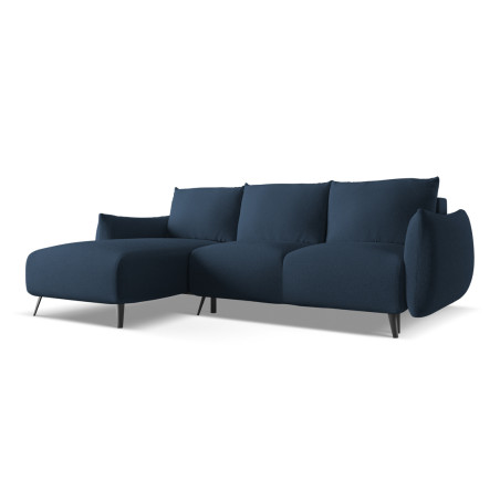 Sofa d'angle convertible Malie Tissu Royal blue