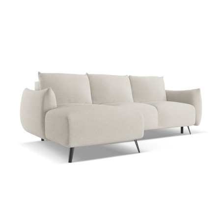 Sofa d'angle convertible Malie Tissu Silver