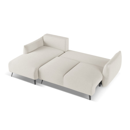 Sofa d'angle convertible Malie Tissu Silver