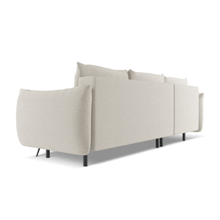 Sofa d'angle convertible Malie Tissu Silver