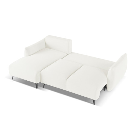 Sofa d'angle convertible Malie Tissu White