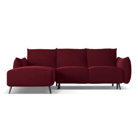 Sofa d'angle convertible Malie Velours Burgundy