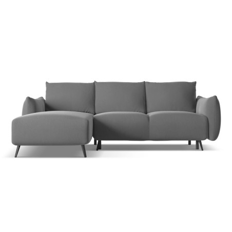 Sofa d'angle convertible Malie Velours Gray