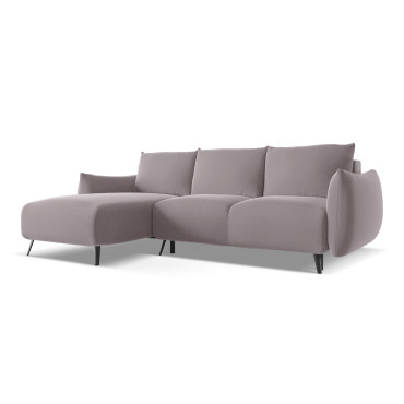 Sofa d'angle convertible Malie Velours Lavender