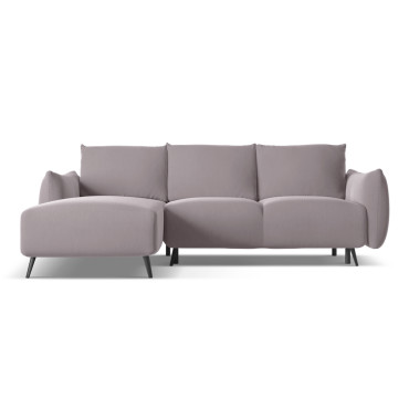 Sofa d'angle convertible Malie Velours Lavender