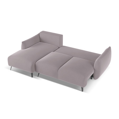 Sofa d'angle convertible Malie Velours Lavender