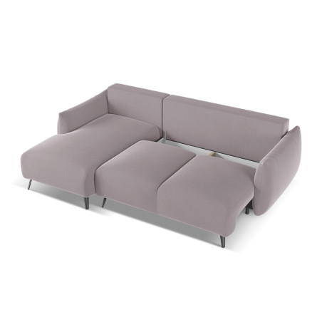 Sofa d'angle convertible Malie Velours Lavender