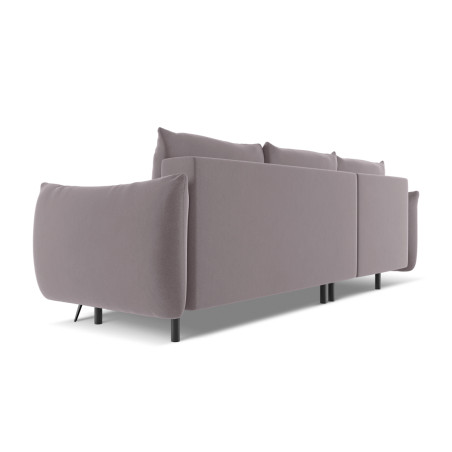 Sofa d'angle convertible Malie Velours Lavender