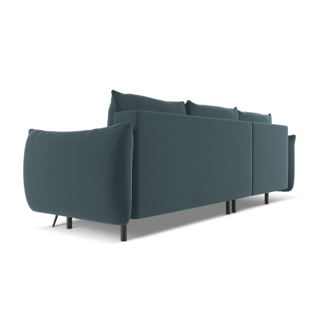 Sofa d'angle convertible Malie Velours Marine