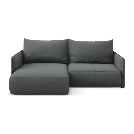 Sofa d'angle convertible Nanea Tissu Gray 207x148x86