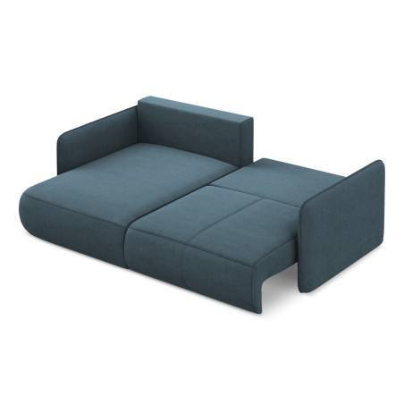 Sofa d'angle convertible Nanea Tissu Jeans 207x148x86