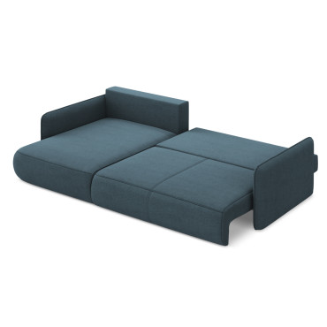 Sofa d'angle convertible Nanea Tissu Jeans 240x148x86