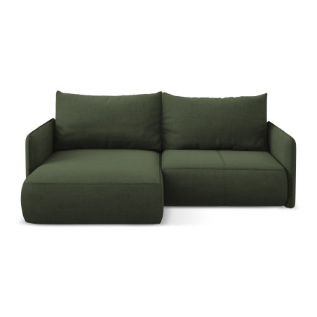 Sofa d'angle convertible Nanea Tissu Olive 207x148x86