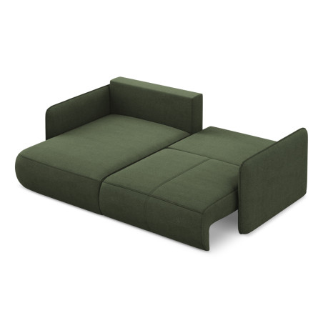 Sofa d'angle convertible Nanea Tissu Olive 207x148x86