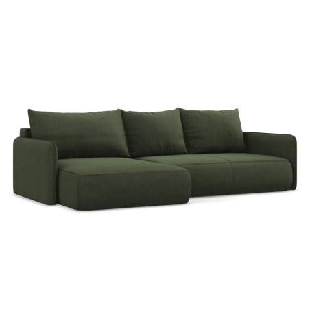 Sofa d'angle convertible Nanea Tissu Olive 240x148x86