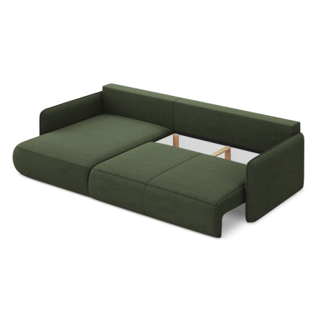 Sofa d'angle convertible Nanea Tissu Olive 240x148x86