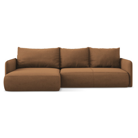 Sofa d'angle convertible Nanea Tissu Terracotta 240x148x86