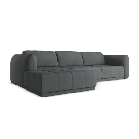 Sofa d'angle Hoku Chenille Graphite