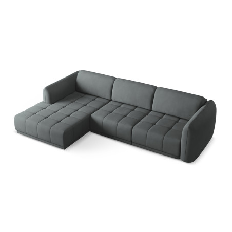 Sofa d'angle Hoku Chenille Graphite