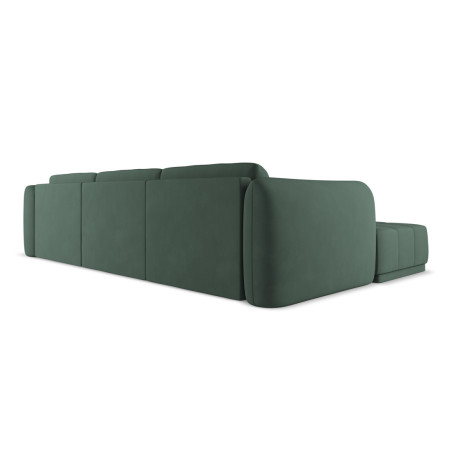 Sofa d'angle Hoku Chenille Green