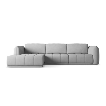 Sofa d'angle Hoku Chenille Light gray