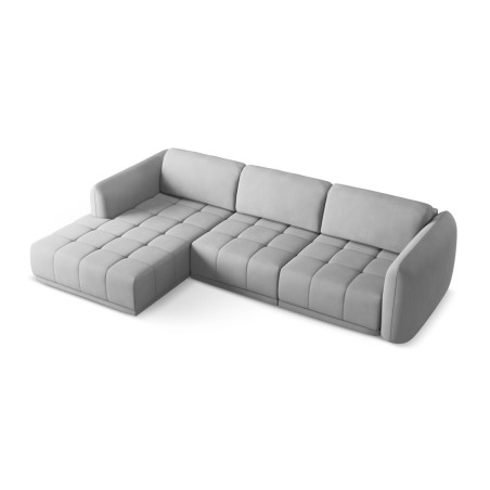 Sofa d'angle Hoku Chenille Light gray