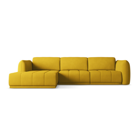 Sofa d'angle Hoku Chenille Mustard