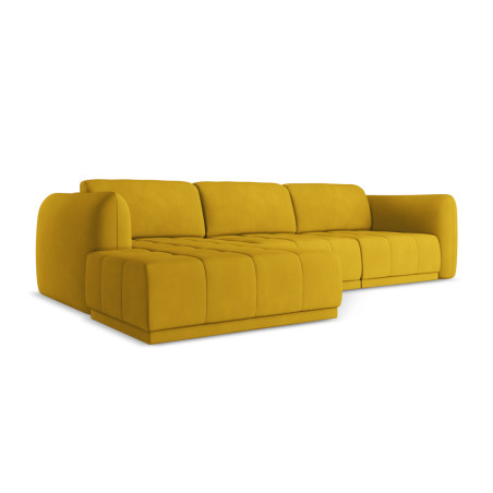 Sofa d'angle Hoku Chenille Mustard