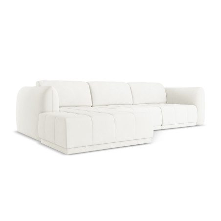 Sofa d'angle Hoku Chenille White