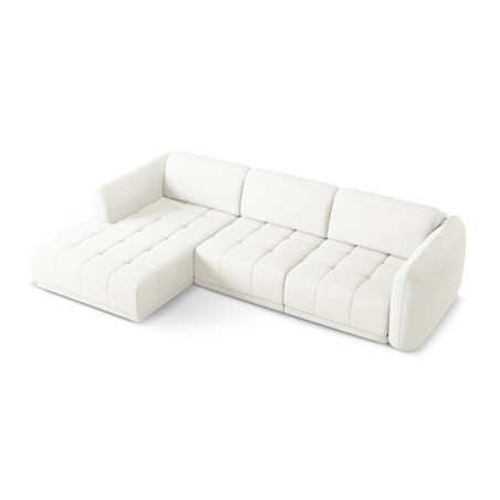 Sofa d'angle Hoku Chenille White