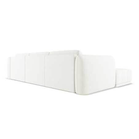 Sofa d'angle Hoku Chenille White