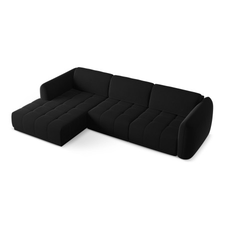 Sofa d'angle Hoku Velours Black