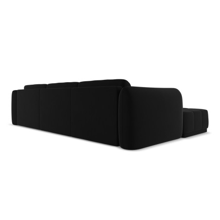 Sofa d'angle Hoku Velours Black