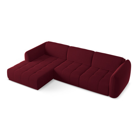 Sofa d'angle Hoku Velours Burgundy