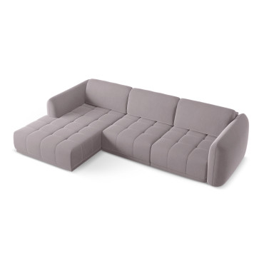 Sofa d'angle Hoku Velours Lavender