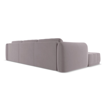 Sofa d'angle Hoku Velours Lavender