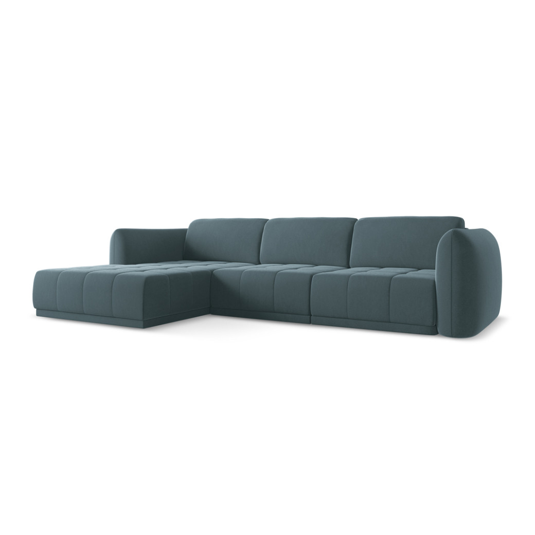 Sofa d'angle Hoku Velours Marine