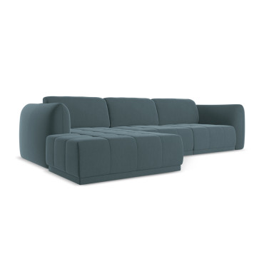 Sofa d'angle Hoku Velours Marine