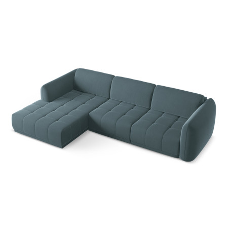 Sofa d'angle Hoku Velours Marine