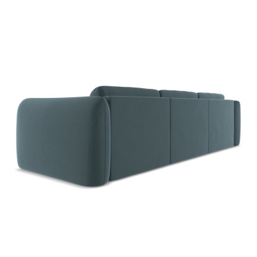 Sofa d'angle Hoku Velours Marine