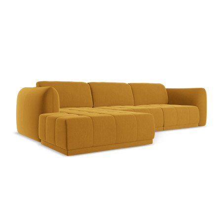 Sofa d'angle Hoku Velours Mustard