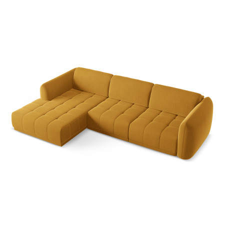 Sofa d'angle Hoku Velours Mustard