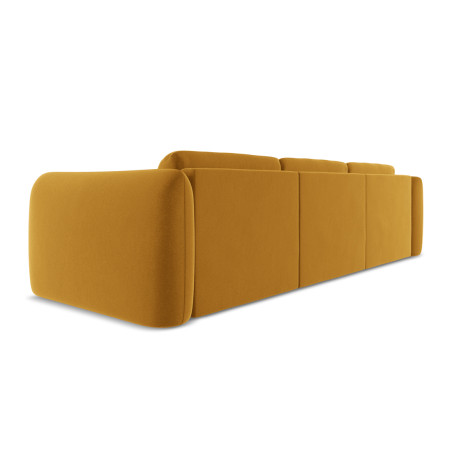 Sofa d'angle Hoku Velours Mustard