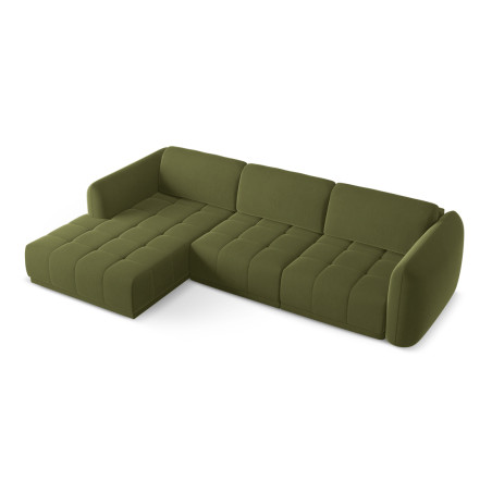 Sofa d'angle Hoku Velours Olive