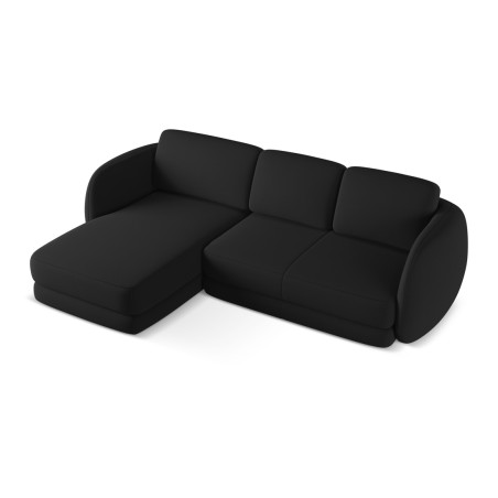 Sofa d'angle Kiana Boucle Anthracite