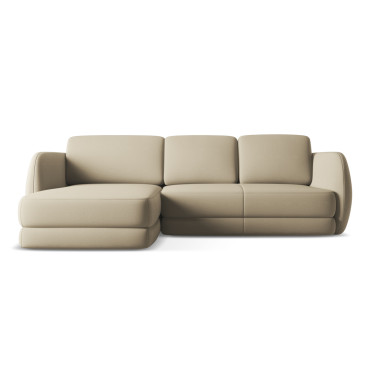 Sofa d'angle Kiana Boucle Beige