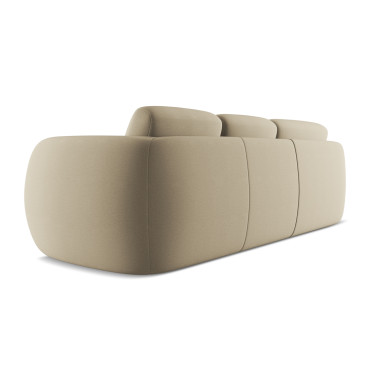 Sofa d'angle Kiana Boucle Beige