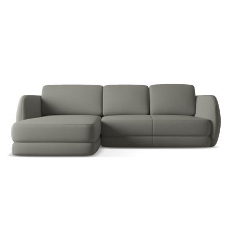 Sofa d'angle Kiana Boucle Gray beige